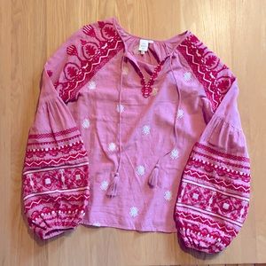 Anthropologie boho blouse
